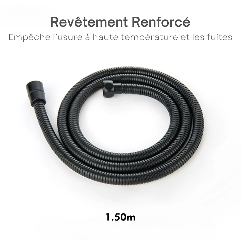 Flexible de Douche Renforcé - Noir