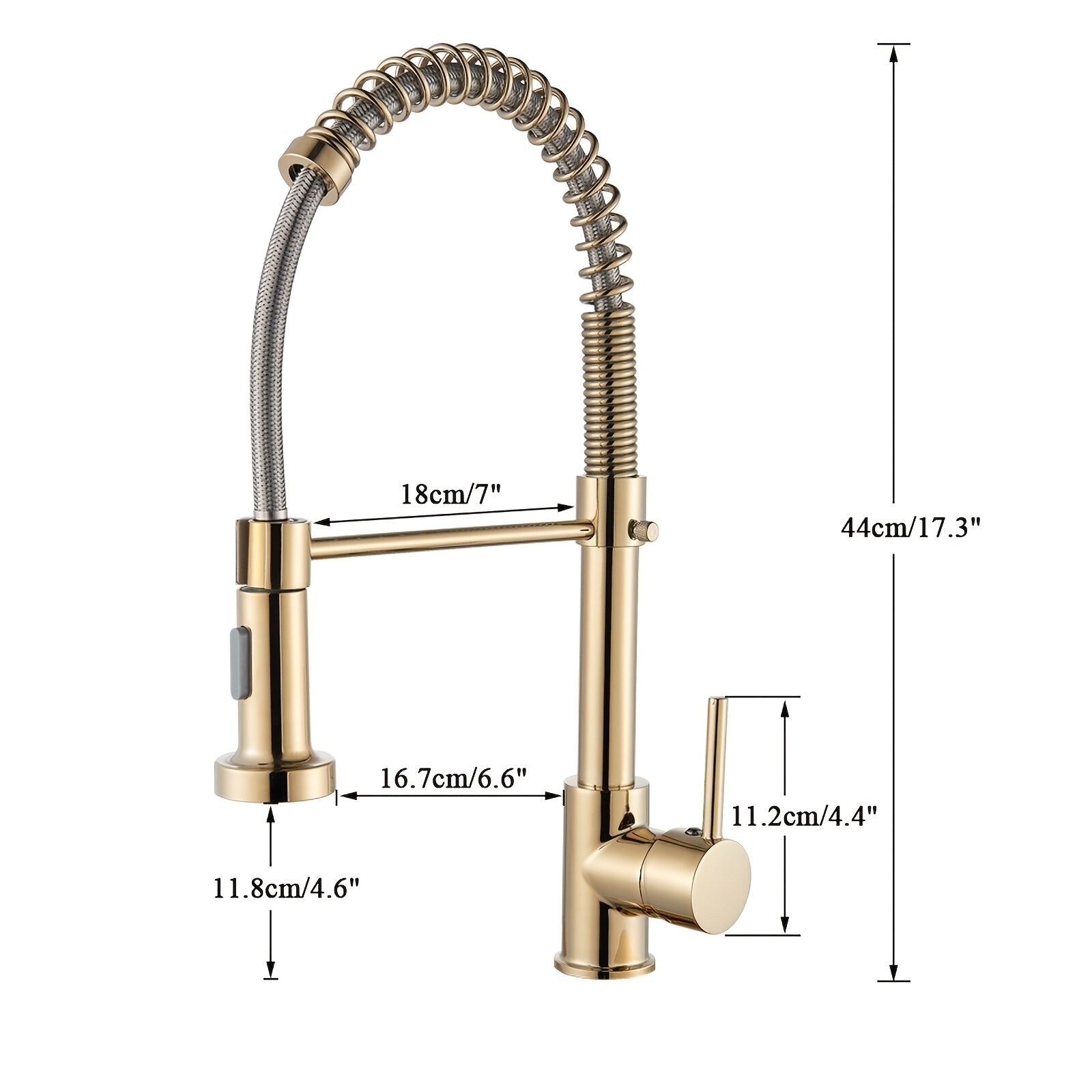 Mitigeur de cuisine à bec rotatif en acier inoxydable 304, acier inoxydable 304