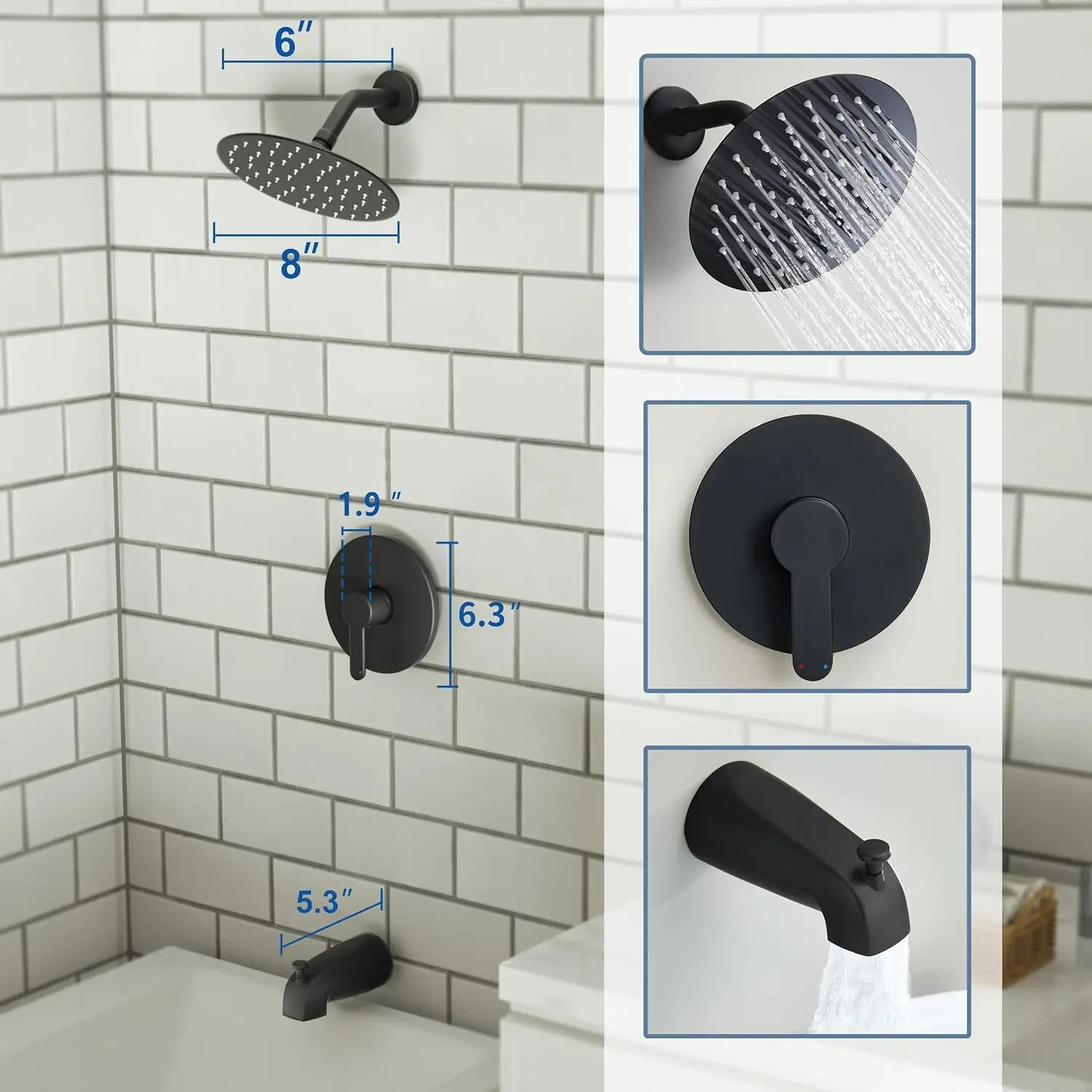 Tete de douche Douceur Pluie