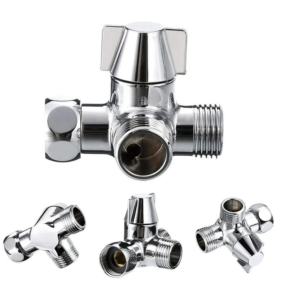 Robinet WC 3 voies en laiton