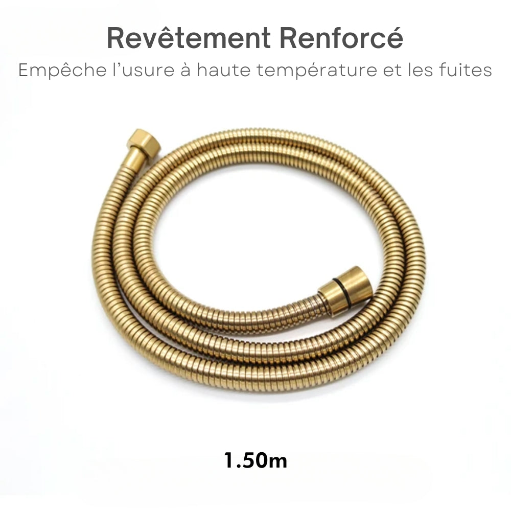 Flexible de Douche Renforcé - Or