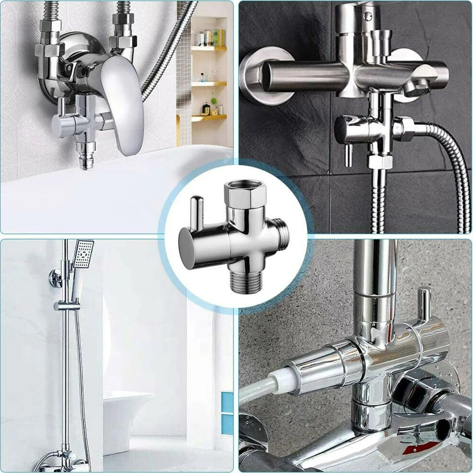 Robinet WC 3 voies 1/2