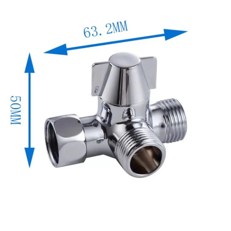 Robinet WC 3 voies en laiton