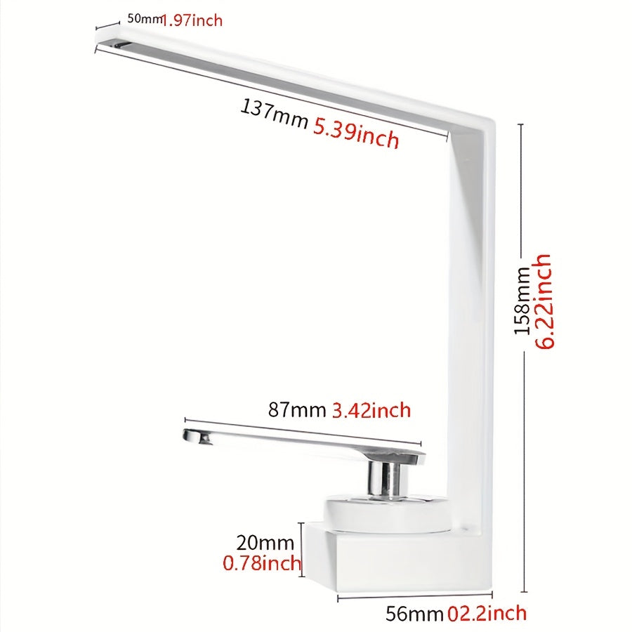 Robinet de lavabo cascade en acier inoxydable, acier inoxydable