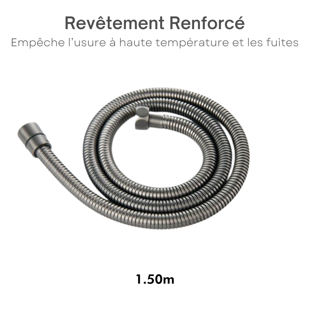 Flexible de Douche Renforcé - Gris