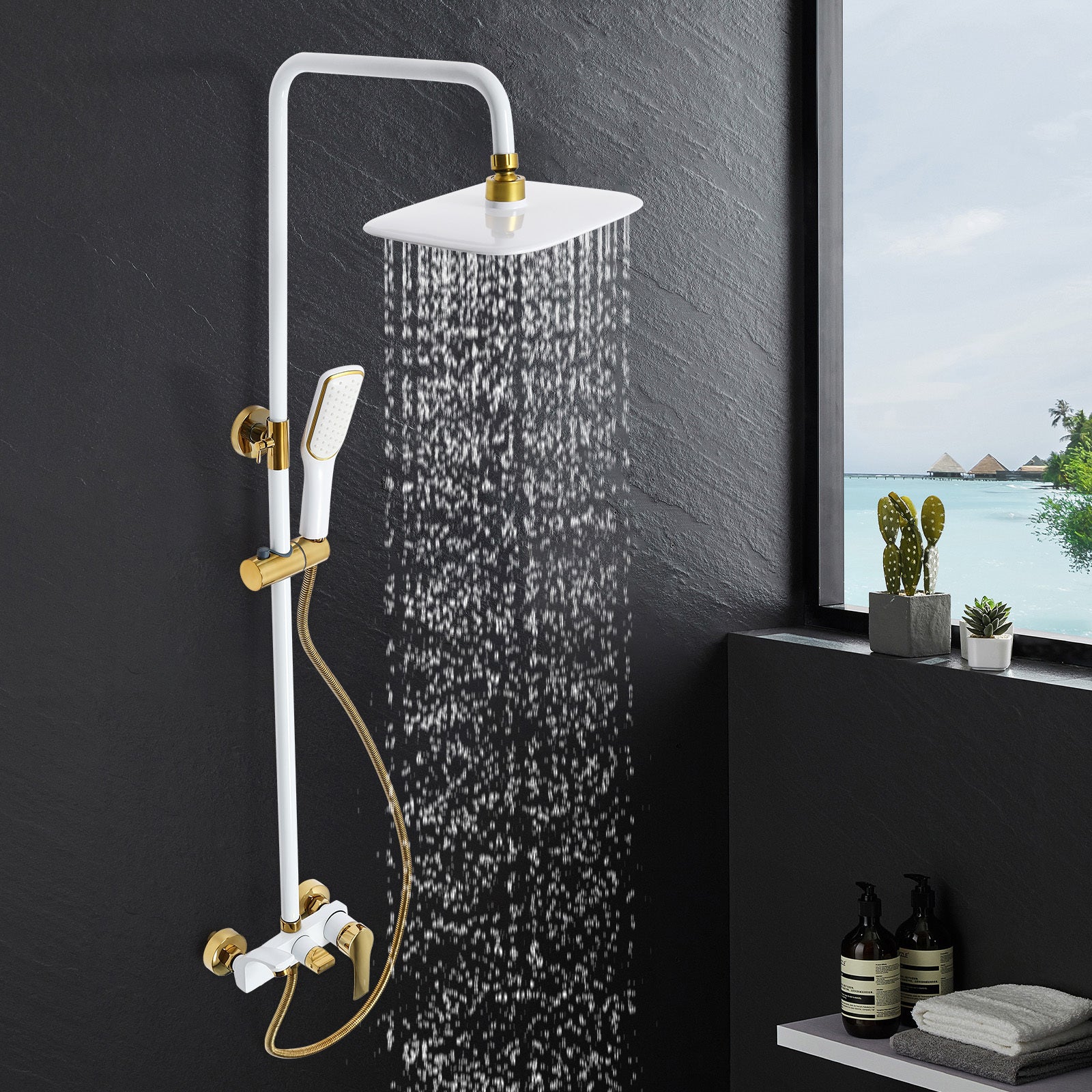Colonne de douche, pose mural