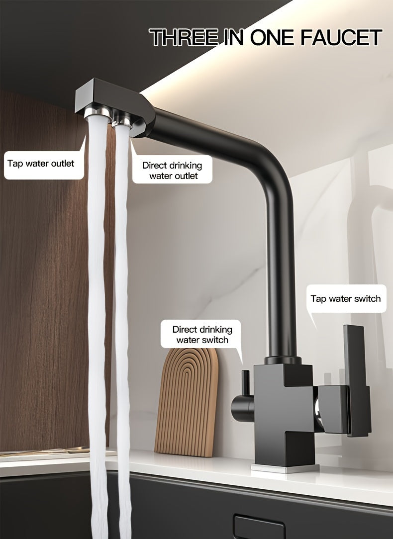 Robinet de cuisine en acier inoxydable 304, acier inoxydable 304