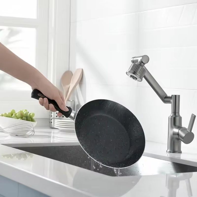 Bien choisir : Robinet cuisine rabattable
