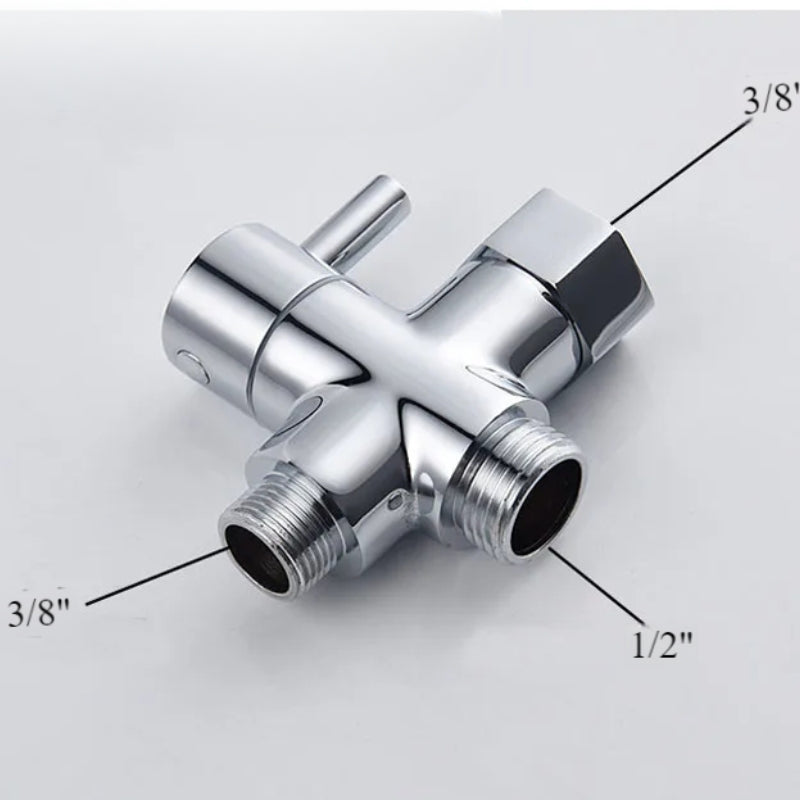 Robinet inverseur de douche 3 voies en laiton