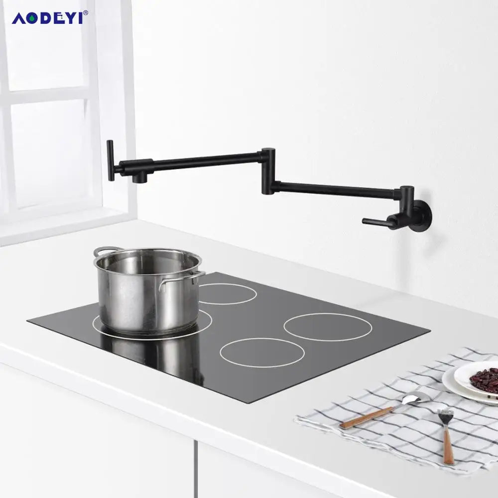 Robinet de cuisine à bec rotatif en laiton, laiton