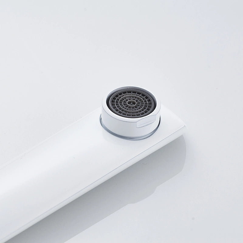 Mitigeur de cuisine blanc