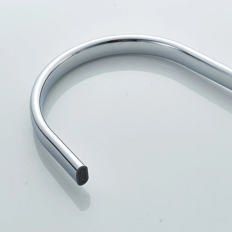 Mitigeur de cuisine avec levier ergonomique