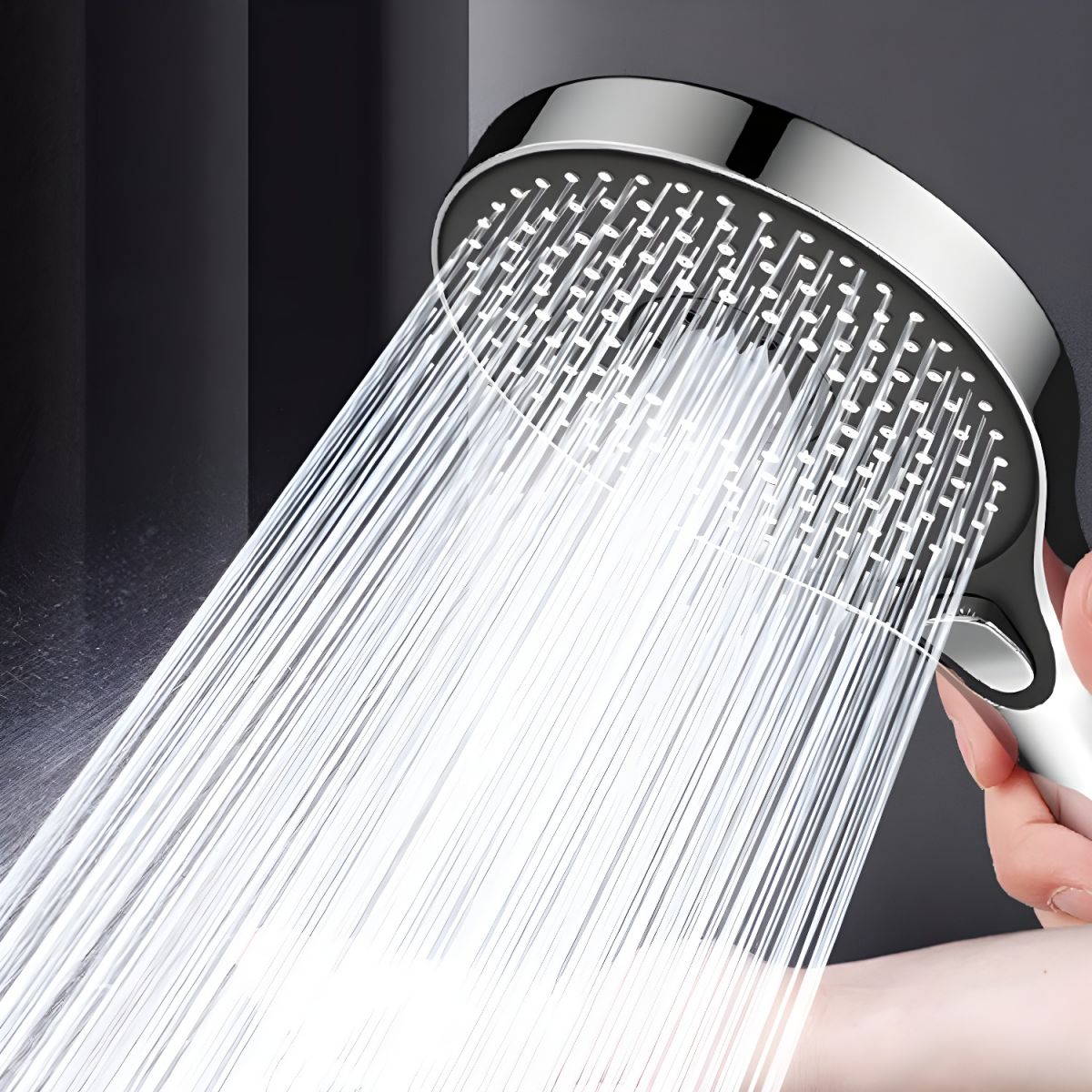 Pommeau de Douche Anti-Calcaire 3 jets