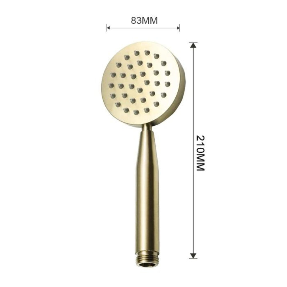 Pommeau de Douche Haute Pression Or - Ikon Circle dimensions