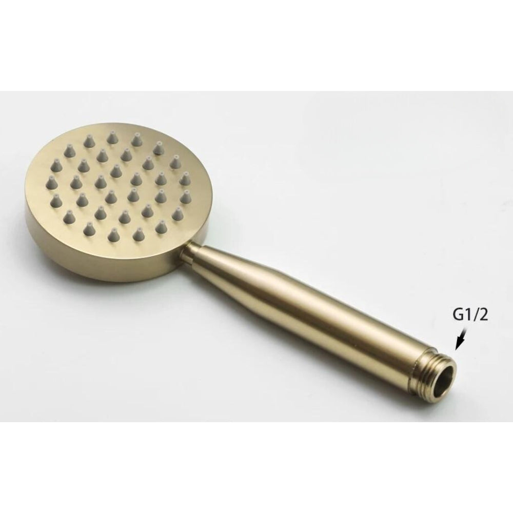 Pommeau de Douche Haute Pression Or - Ikon Circle pas de vis