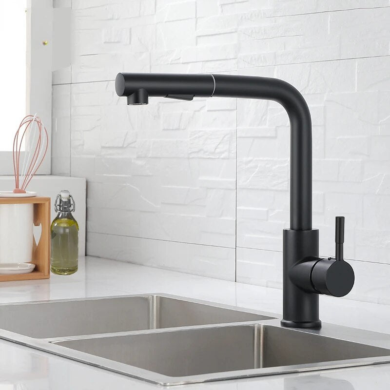 Douchette Robinet Cuisine Noir