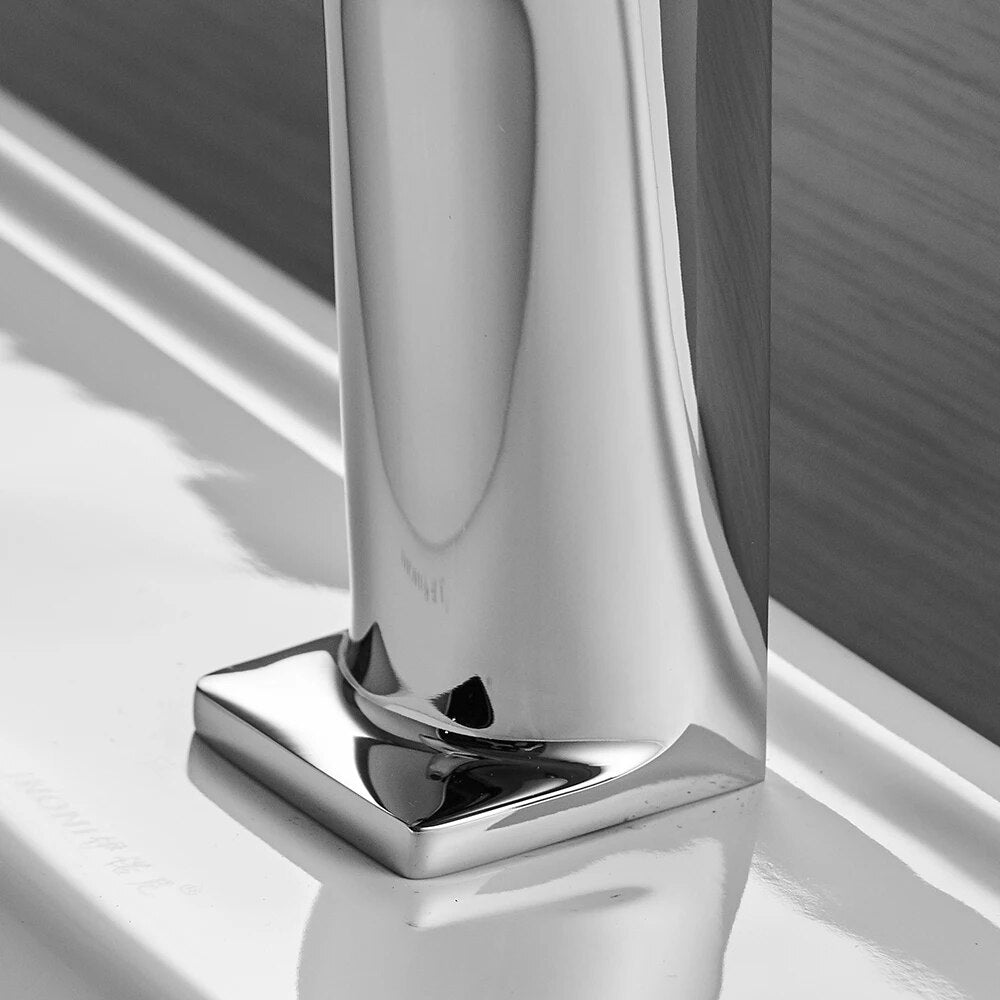 Robinet Mitigeur Salle de Bain - Précision Chrome