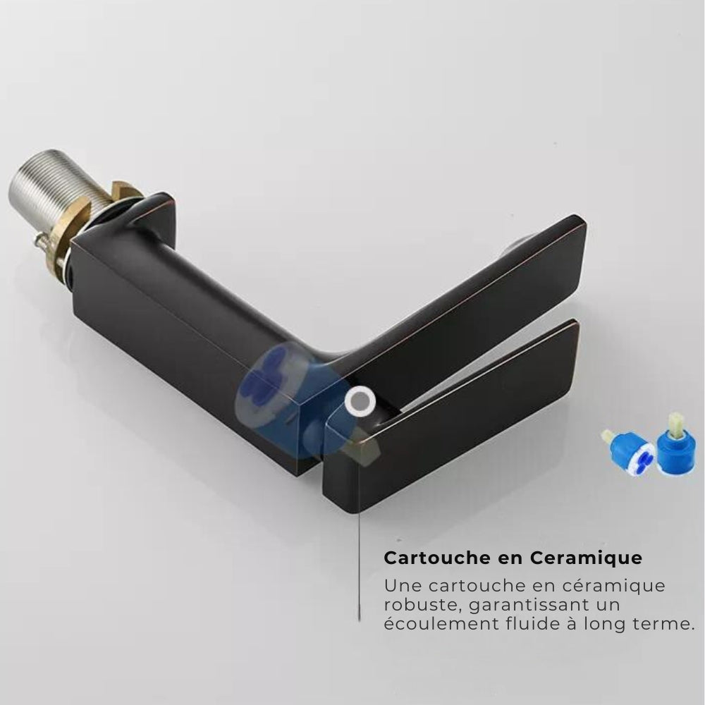Robinet Mitigeur Salle de Bain - Précision Noir