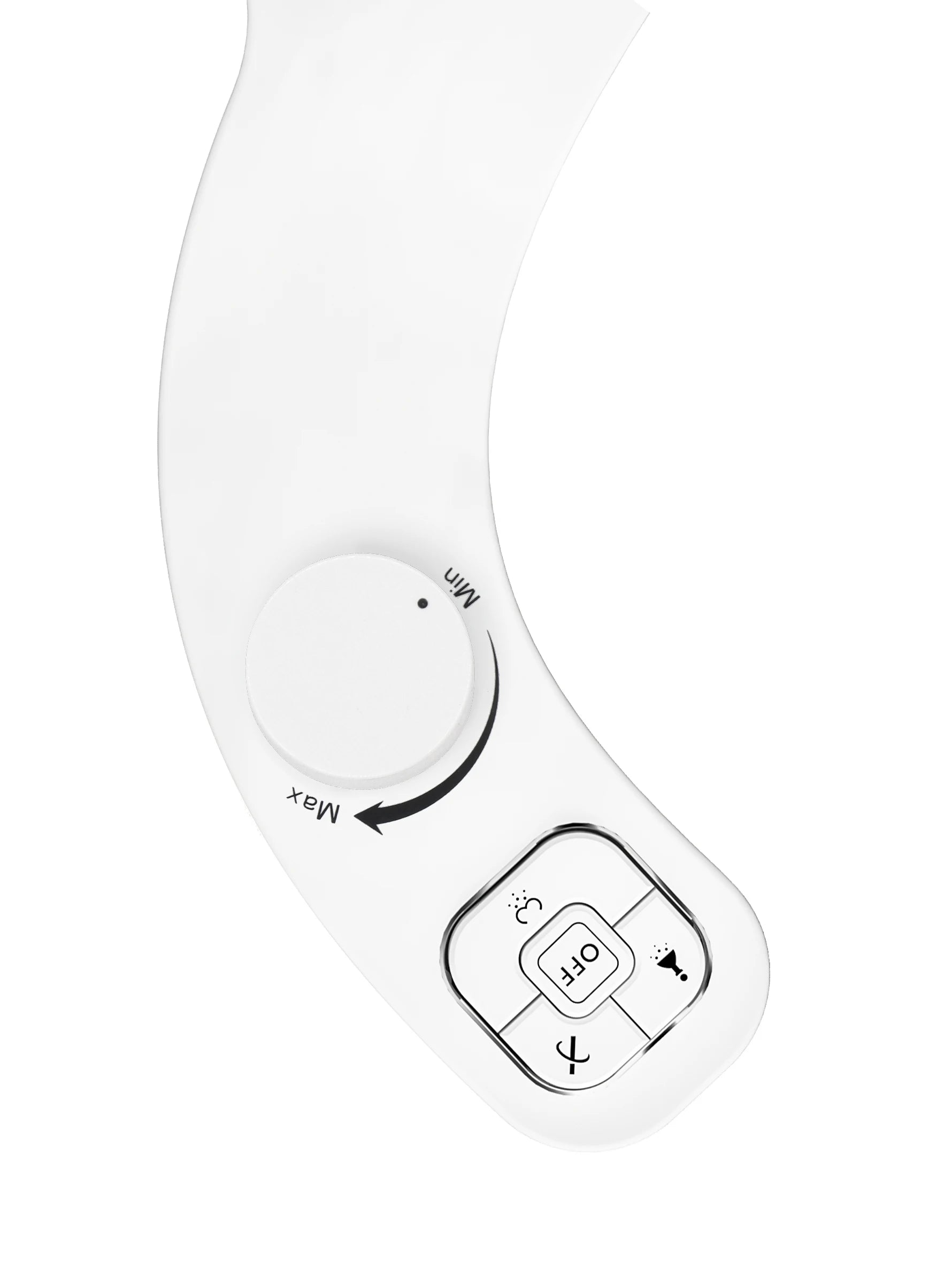 Kit de bidet WC japonais à jet réglable avec double buse et installation universelle