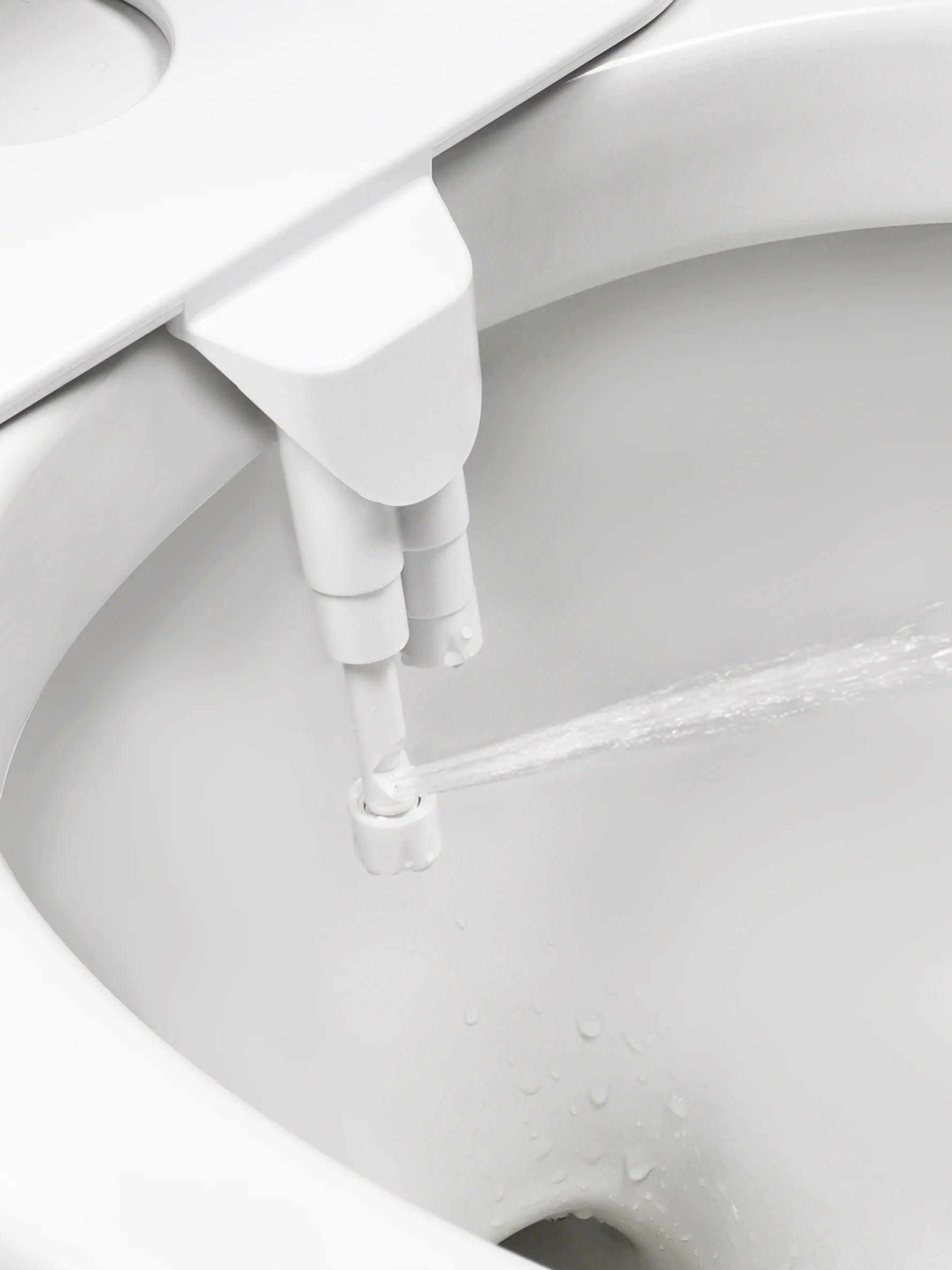 Kit de bidet WC japonais à jet réglable avec double buse et installation universelle