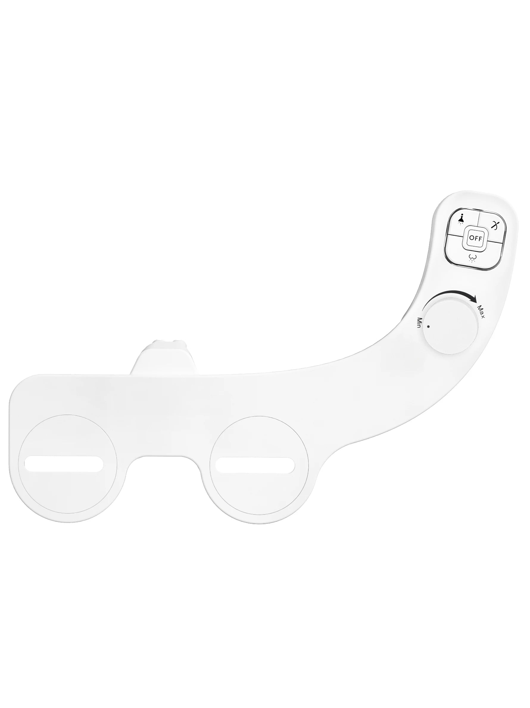 Kit de bidet WC japonais à jet réglable avec double buse et installation universelle