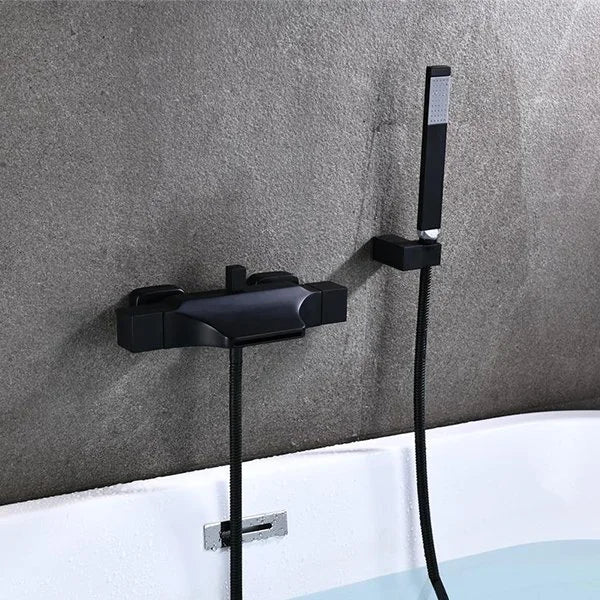 Colonne de Douche pour Baignoire avec mitigeur, noir