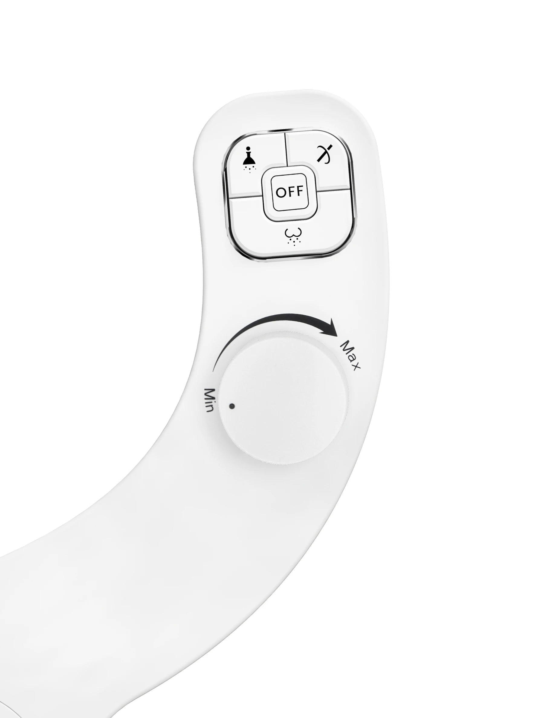 Kit de bidet WC japonais à jet réglable avec double buse et installation universelle