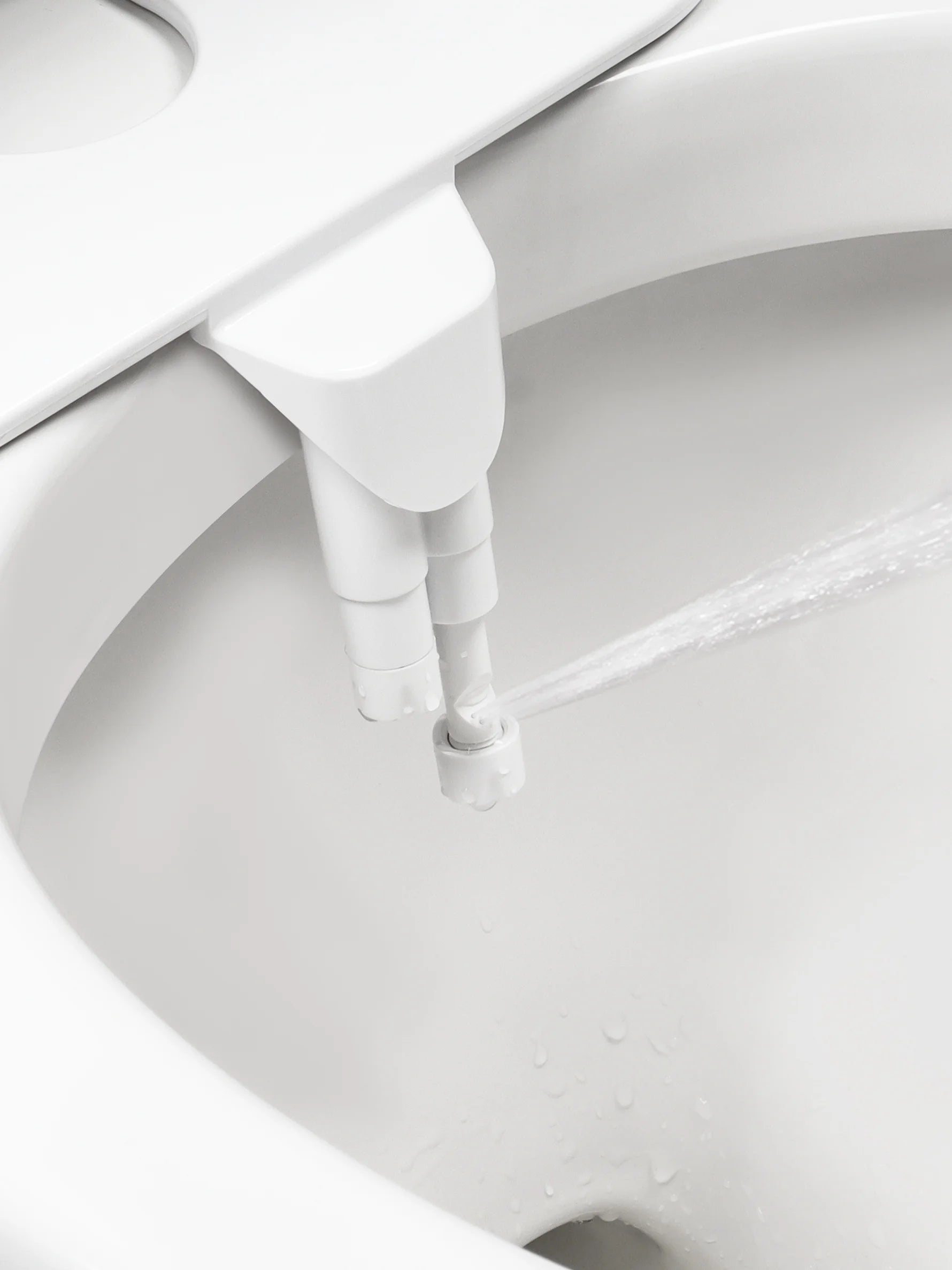 Kit de bidet WC japonais à jet réglable avec double buse et installation universelle