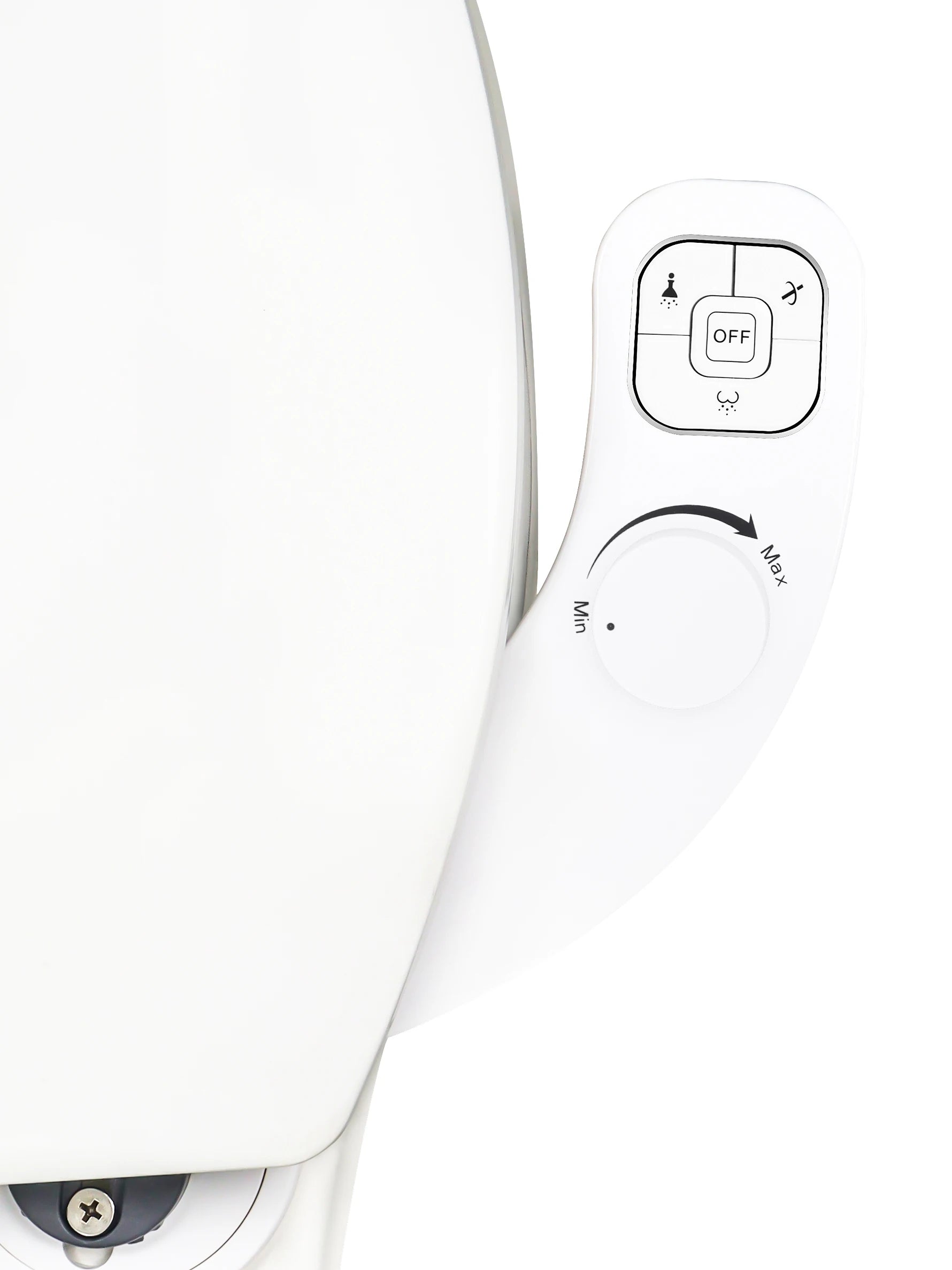 Kit de bidet WC japonais à jet réglable avec double buse et installation universelle