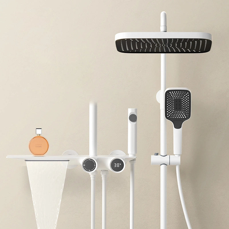 Colonne douche salle de bain, blanc