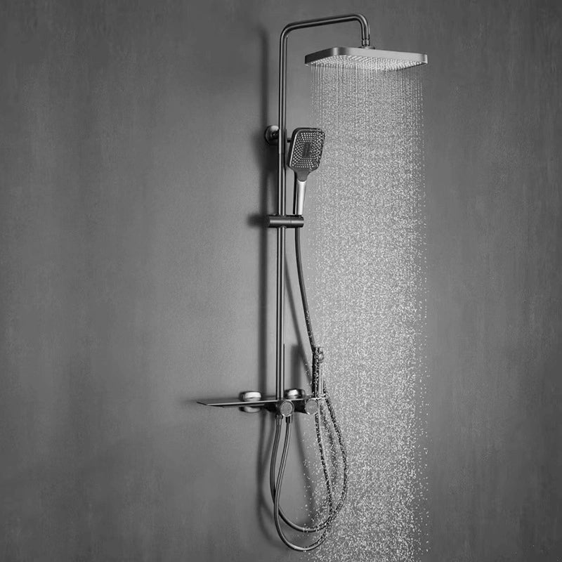 Colonne douche salle de bain, laiton