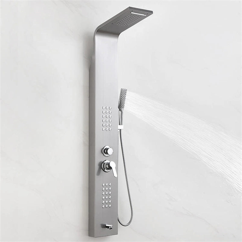 Colonne de douche en laiton, chrome