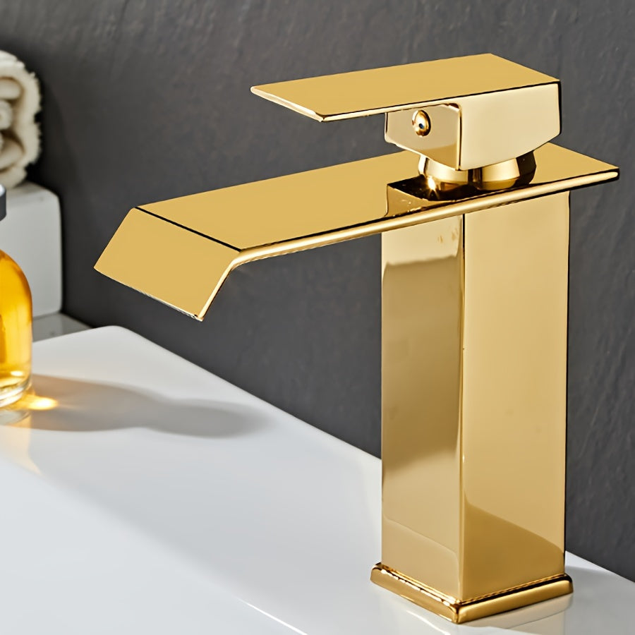 Robinet de lavabo cascade en acier inoxydable 304, acier inoxydable 304