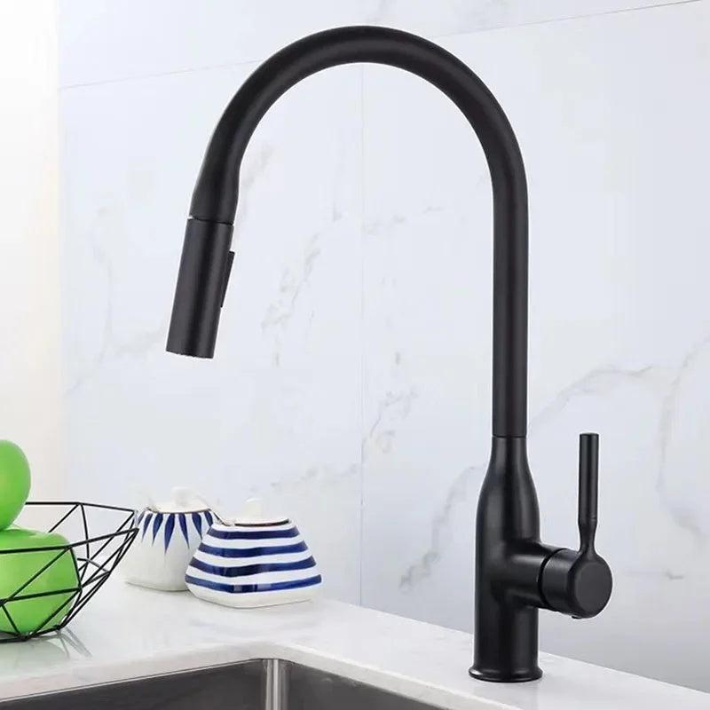 Mitigeur de cuisine en acier inoxydable 304, raccord 1/2
