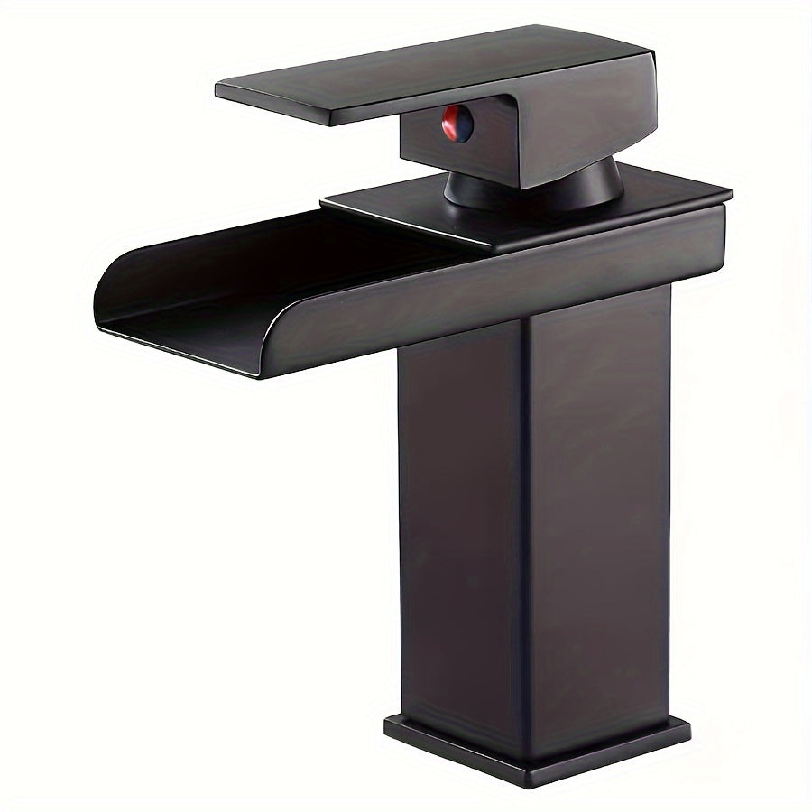 Robinet de lavabo cascade en acier inoxydable 304, acier inoxydable 304
