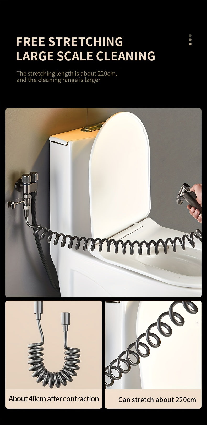 Robinet de salle de bain en acier inoxydable 304, acier inoxydable 304