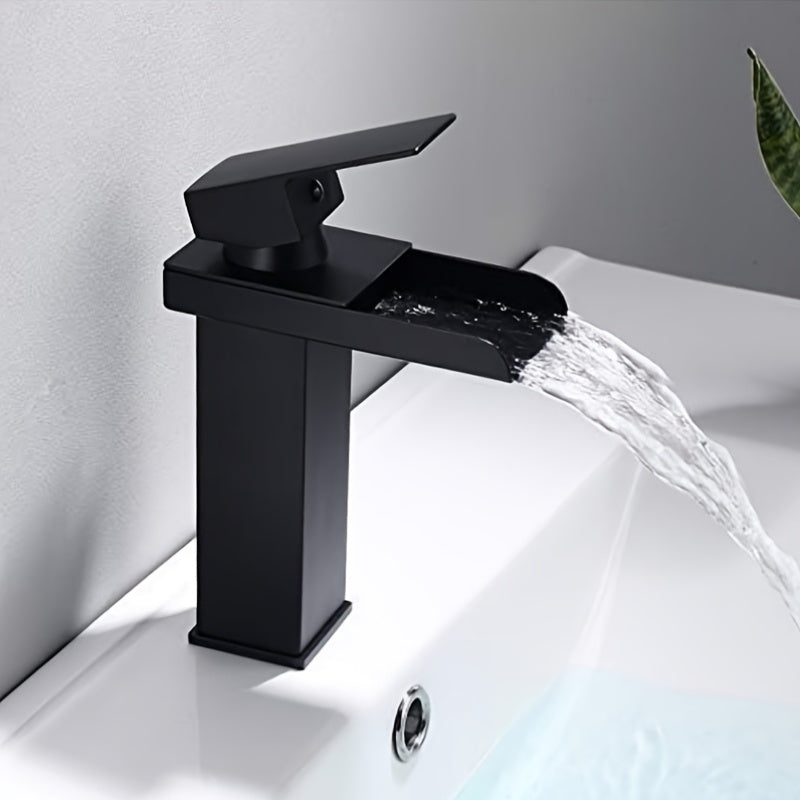 Mélangeur d'évier cascade en acier inoxydable 304, raccord 3/8