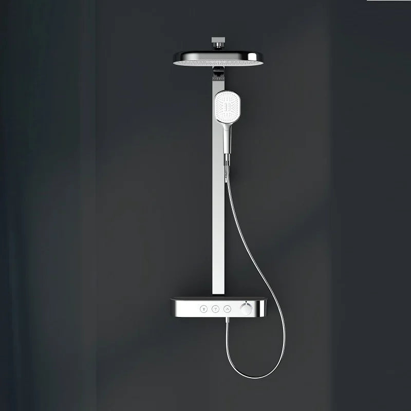 Colonne de douche mitigeur en laiton, chrome