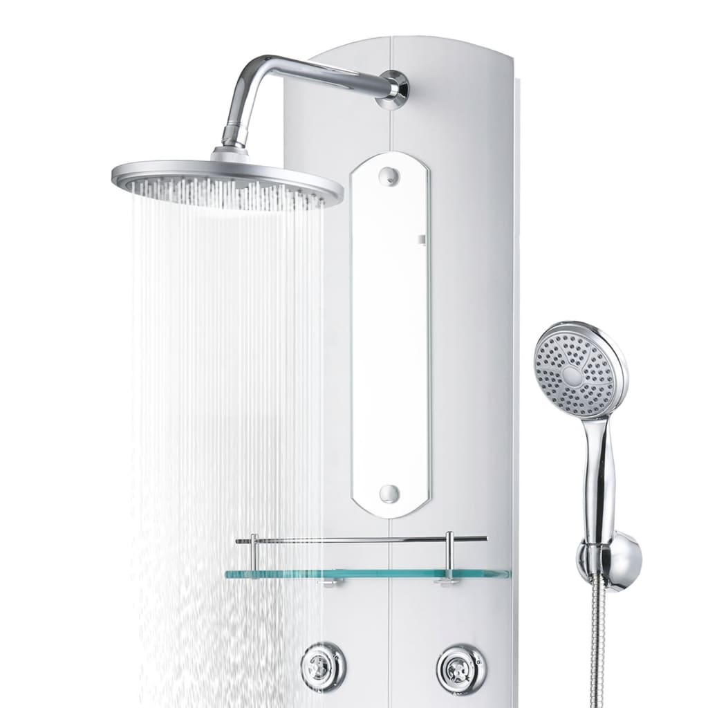 Colonne de douche hydromassante 4 jets avec tablette en verre — vue 5