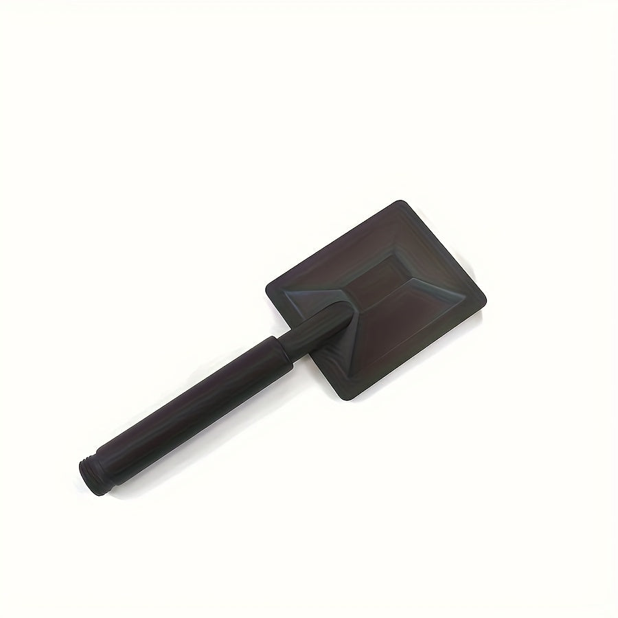 Douchette de douche carrée en inox, chromée ou noire — vue 4
