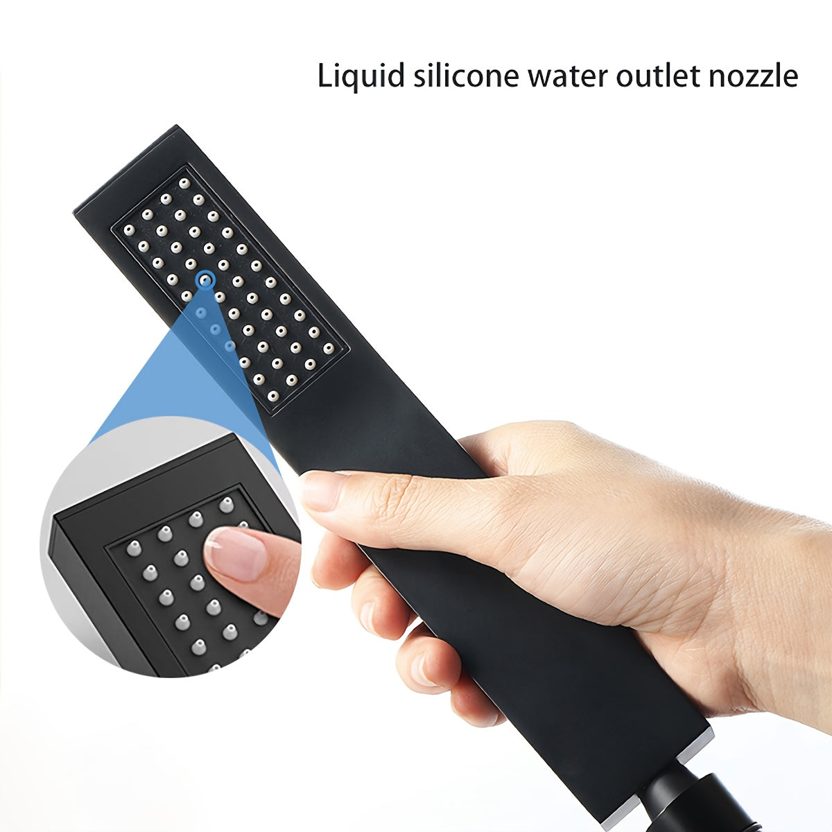 Douchette de douche stylo avec support mural, trois finitions — vue 5