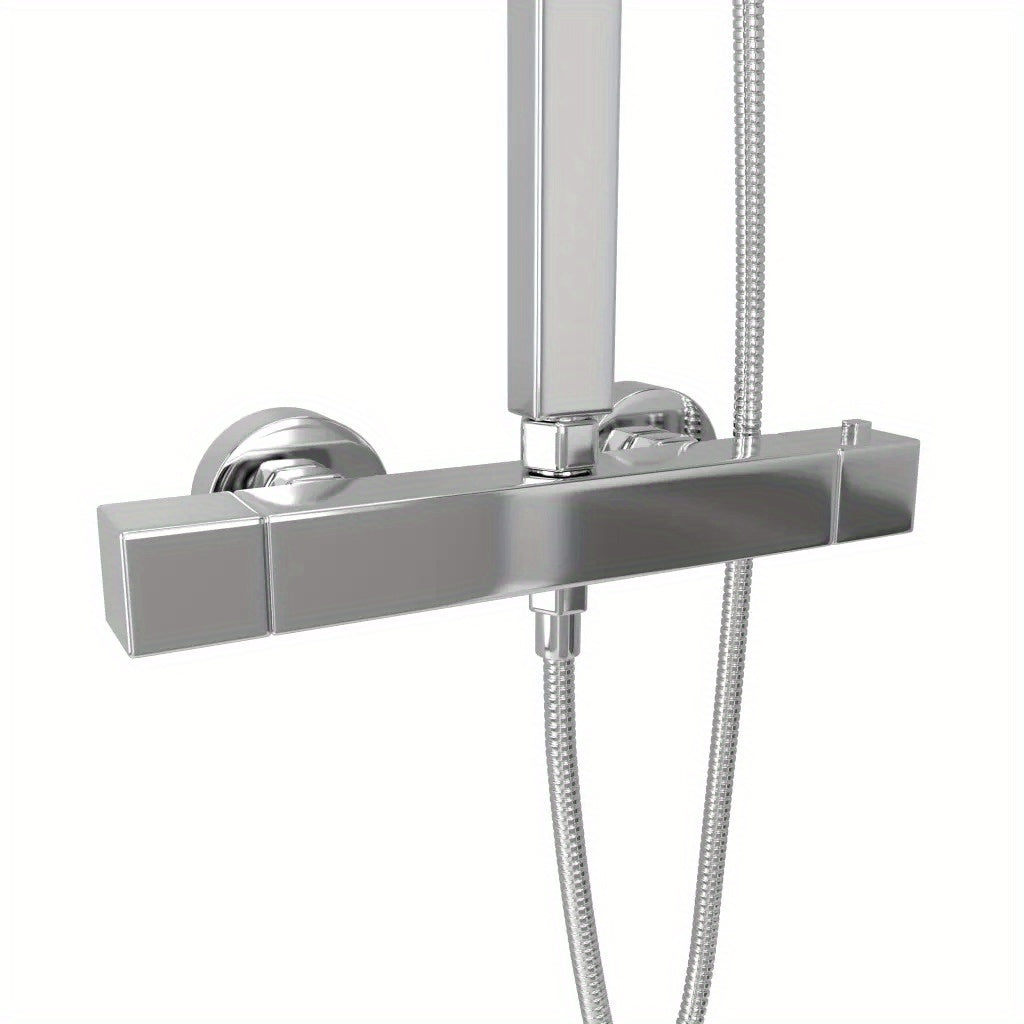 Colonne de douche en acier inoxydable, pose mural