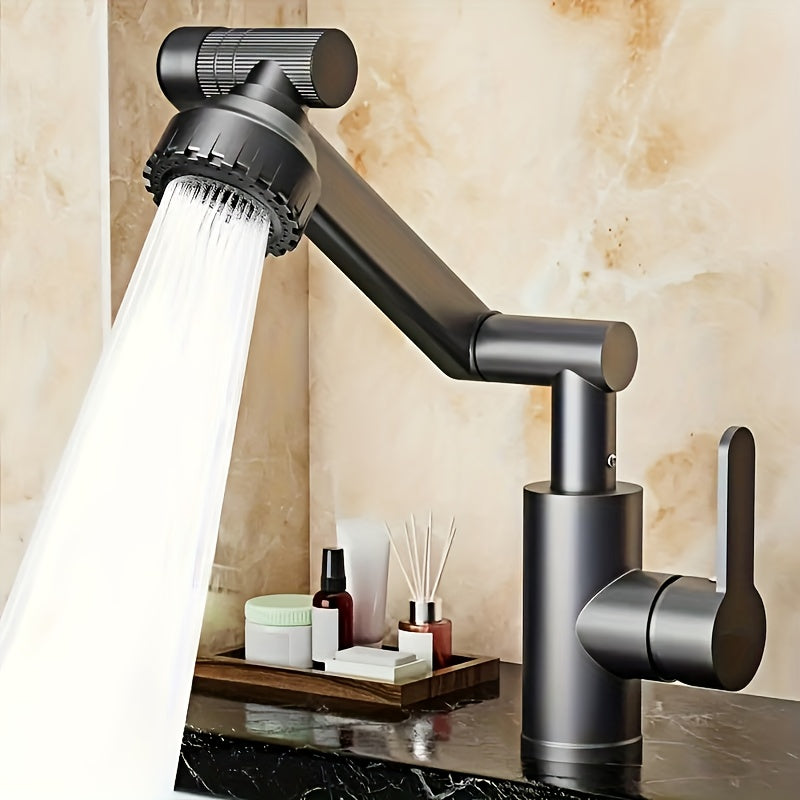 Mitigeur de lavabo à bras articulé rotatif avec deux modes de jet — vue 8