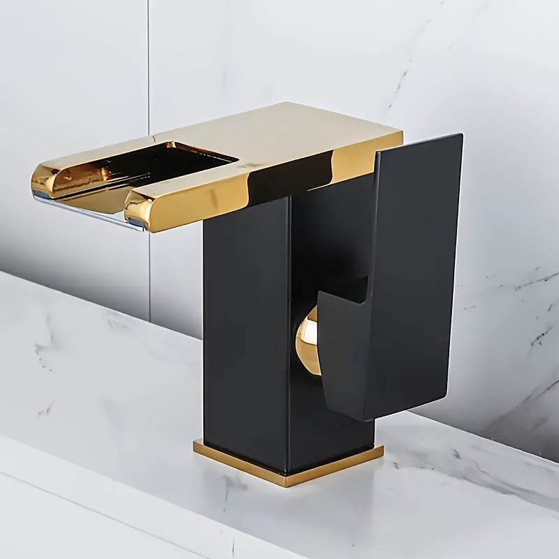 Mitigeur de lavabo cascade au corps en U ajouré — vue 4