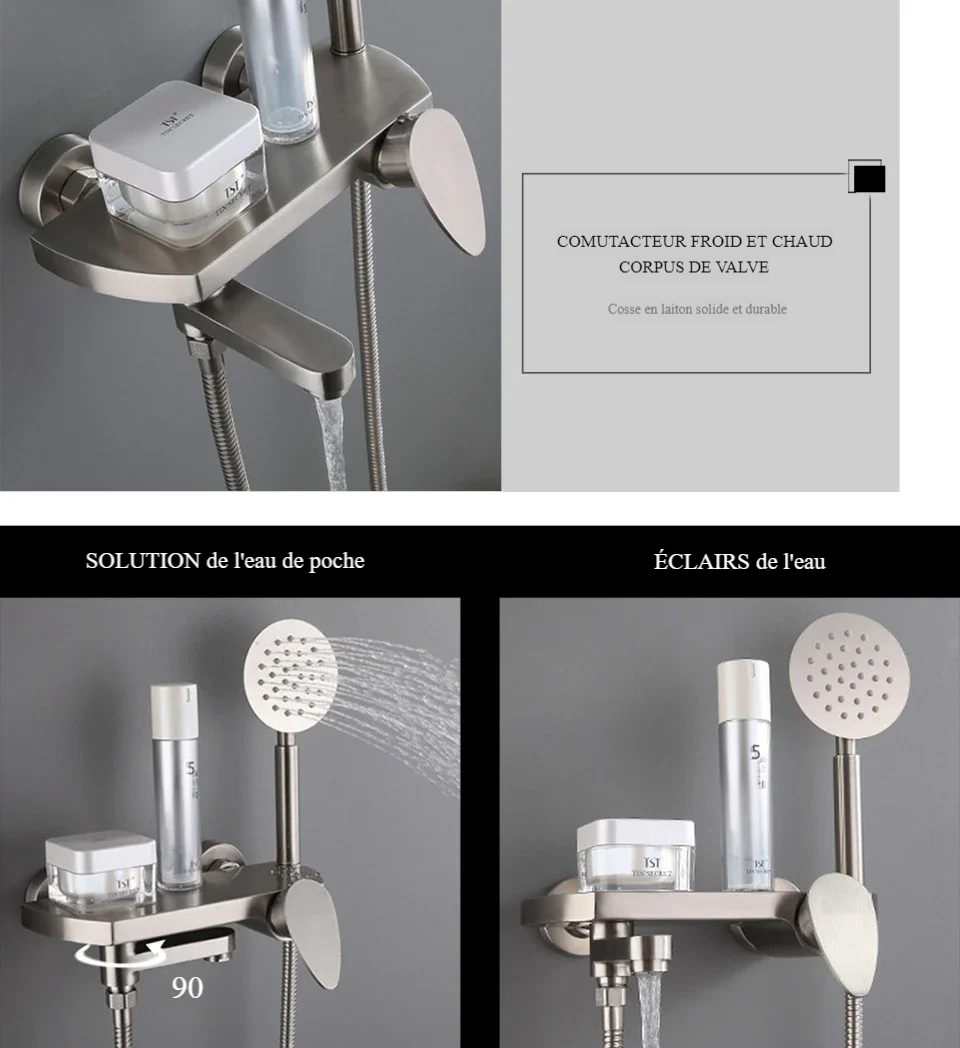 Robinet Mural Baignoire Douche