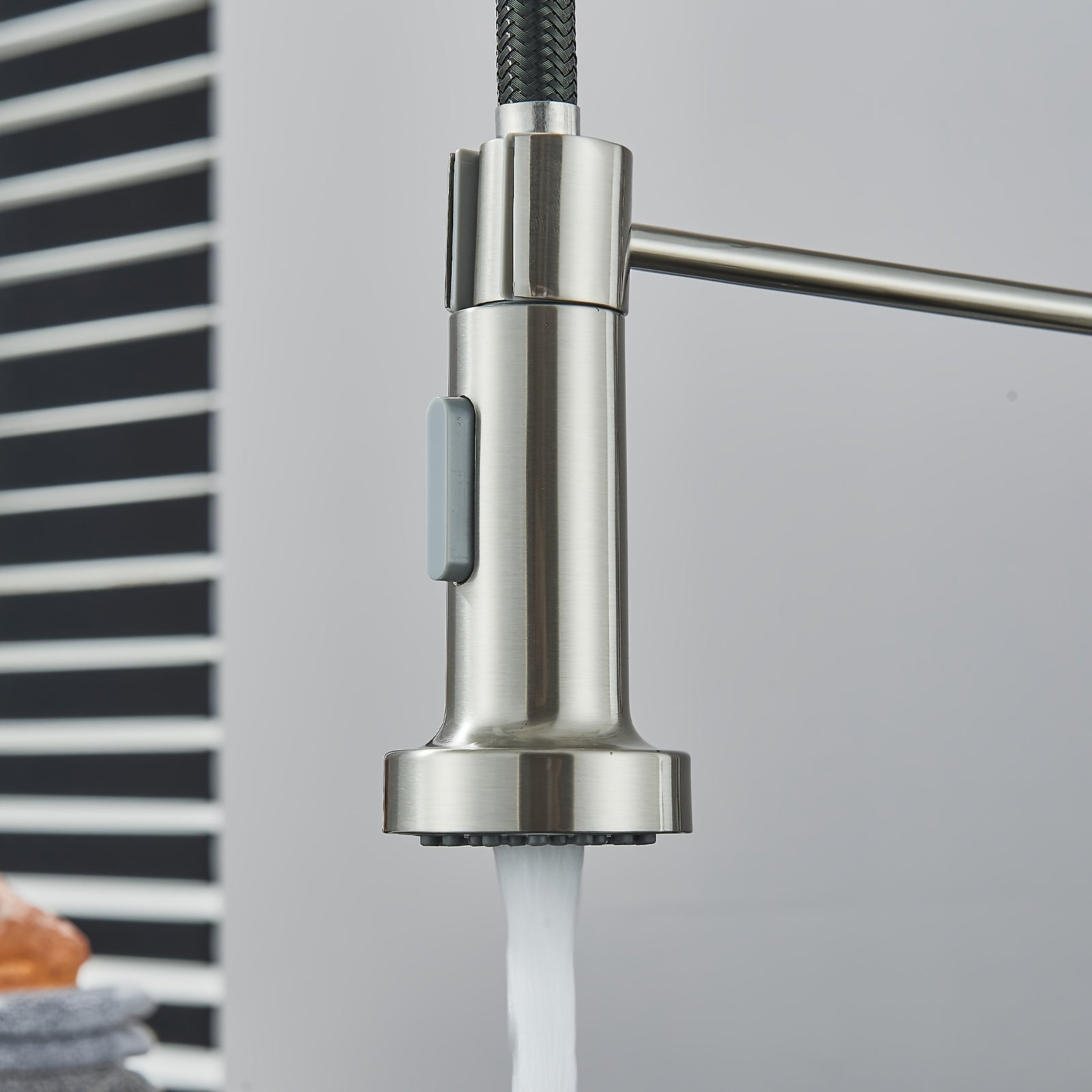 Robinet de cuisine encastrable en acier inoxydable, acier inoxydable