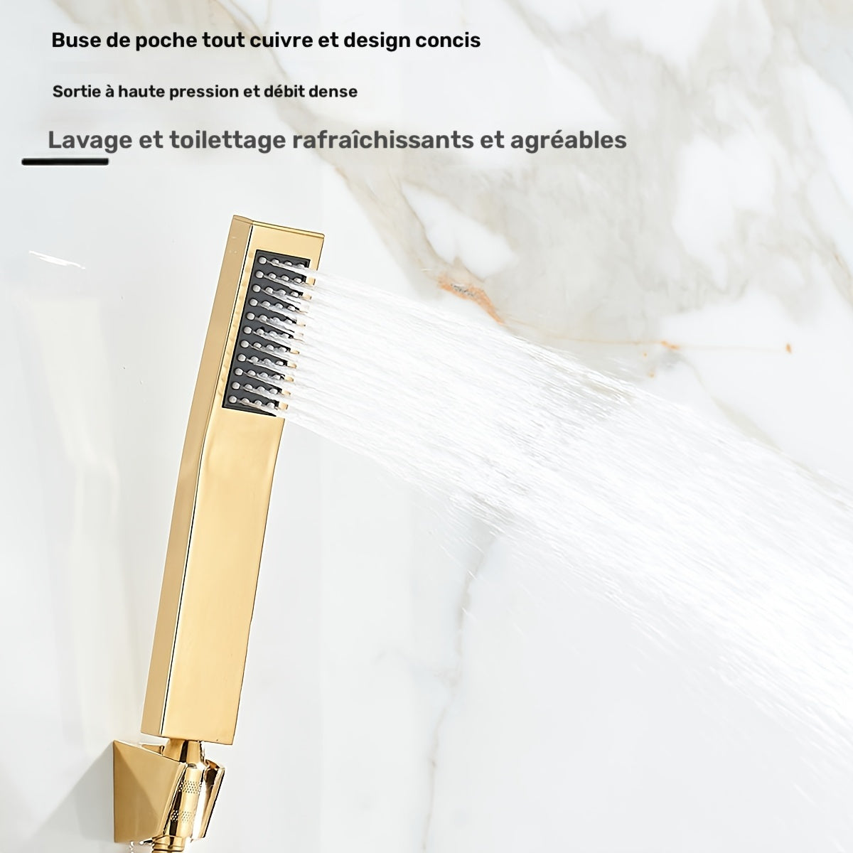 Robinet de douche en acier inoxydable, acier inoxydable