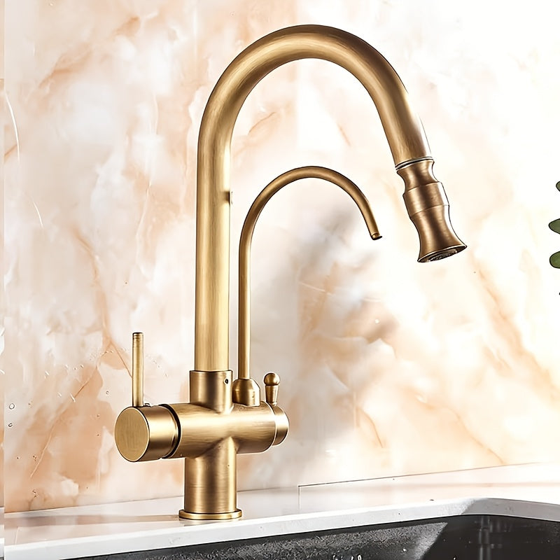 Tête de Pulvérisation Fine (Robinet Purificateur d'Eau Trois-en-Un en Cuivre)
