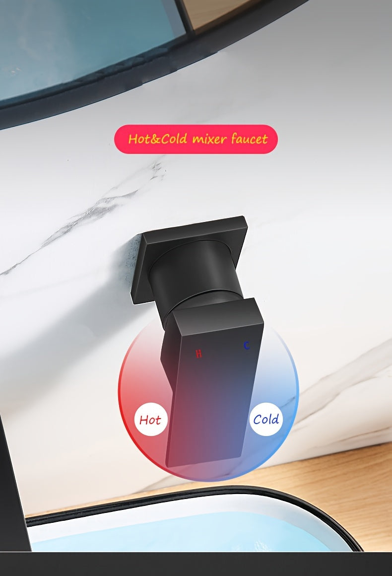 Robinet de lavabo cascade en acier inoxydable 304, pose mural
