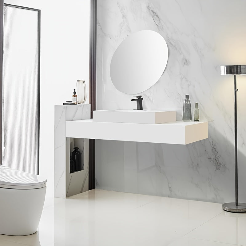 Mélangeur d'évier cascade en acier inoxydable 304, raccord 3/8